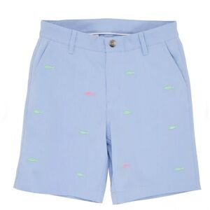 TBBC Boys Beale Street Blue Critter Charlie’s Chinos with Embroidered Fish